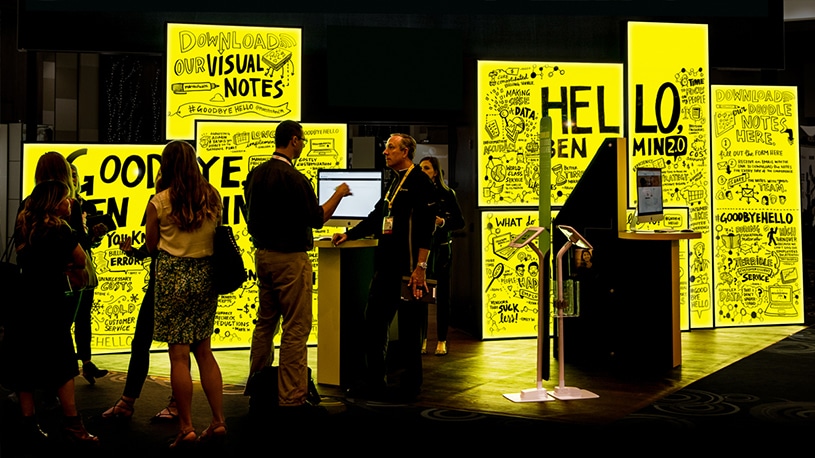 Visually stunning conference booth ideas – and how they were made.